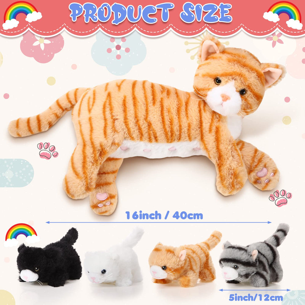 Skylety baby kittens five inches each with magnets for gentle bonding near mom.