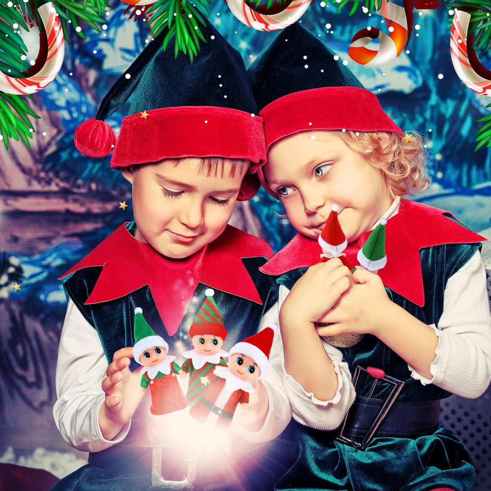 Skylety tiny elf toys as socks fillers for surprises.