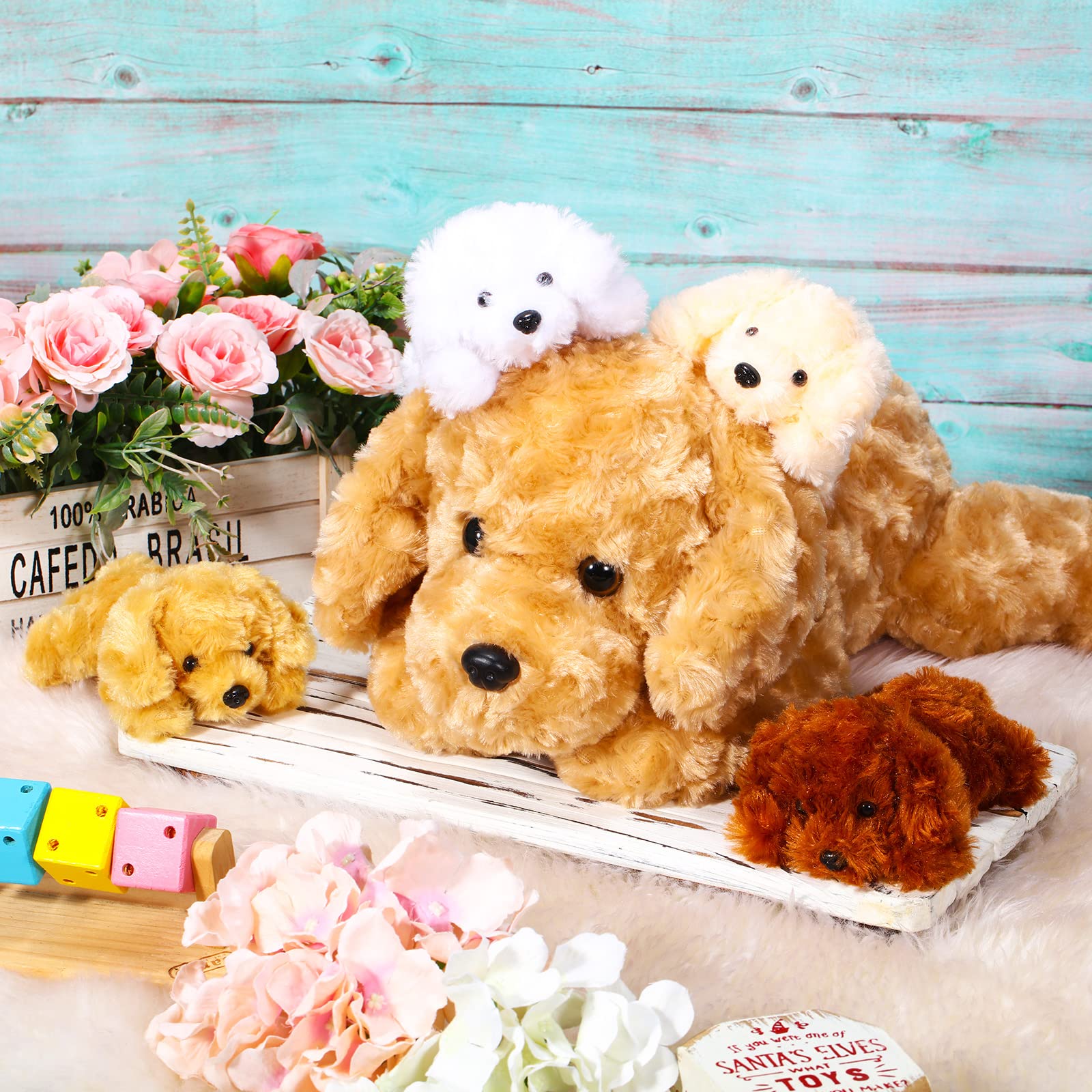 Skylety dog plush designed for travel and storage with belly zipper feature.