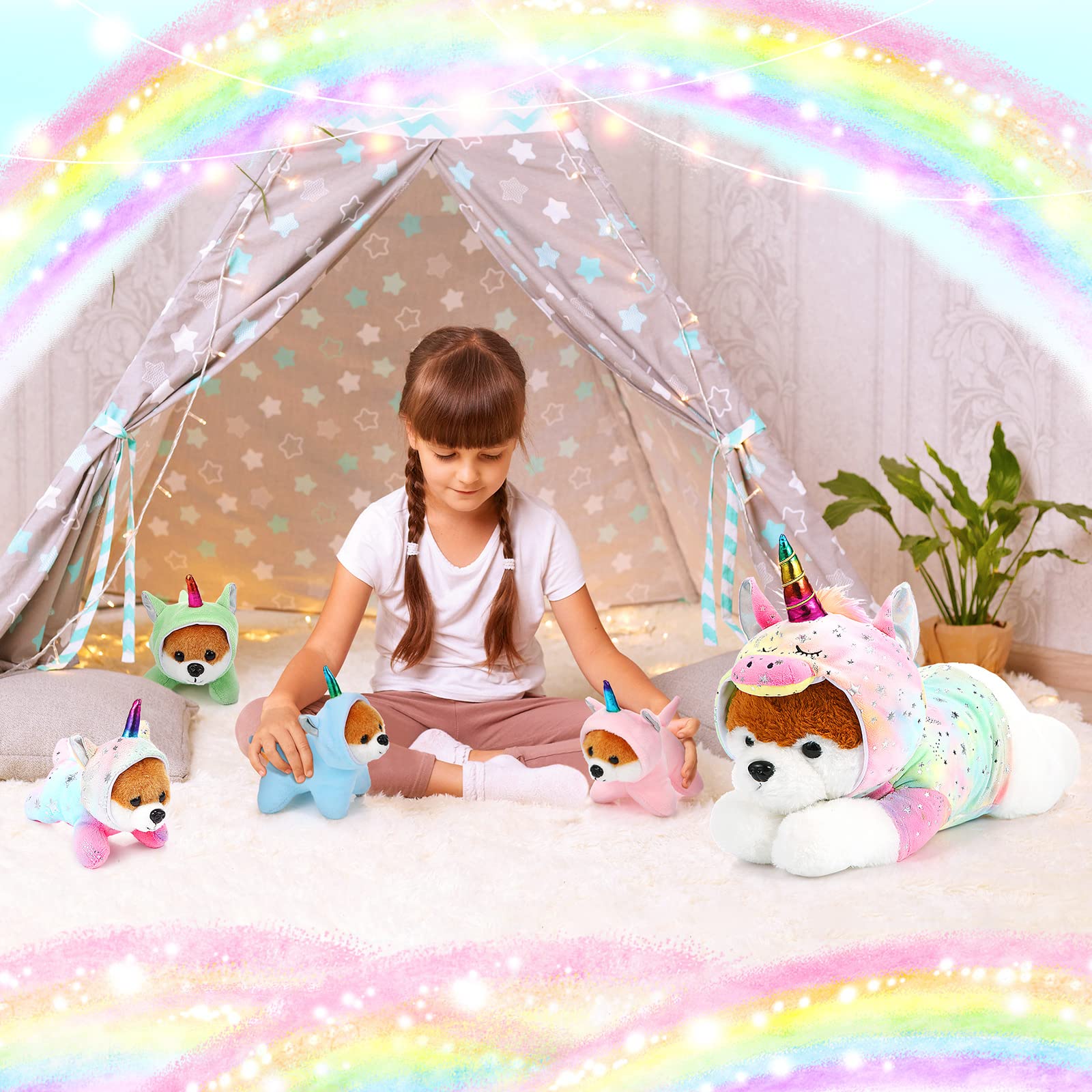 Skylety unicorn puppy vacuum-packed packaging for easy transport