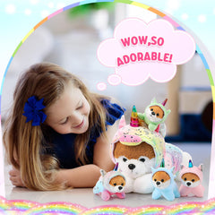Skylety unicorn puppy party gift pack, charming gift idea for celebrations