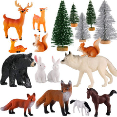 Skylety squirrel figurine for imaginative play and cake toppers