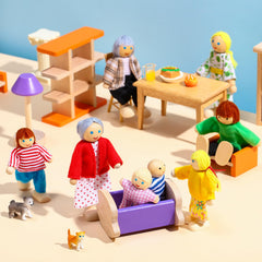 Skylety wooden dollhouse accessories figures add depth to tiny worlds and dioramas