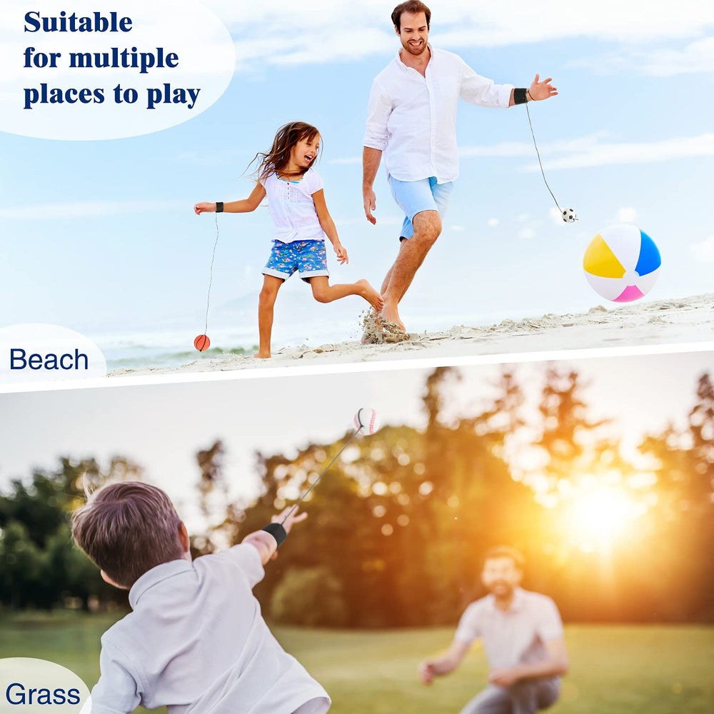 Skylety wrist return ball mixed colors set for versatile group play