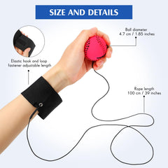 Skylety wrist return ball tennis-style mixed colors for fast hand-eye drills