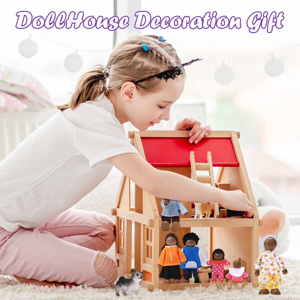 Skylety younger sister doll in soft clothes for family imagination