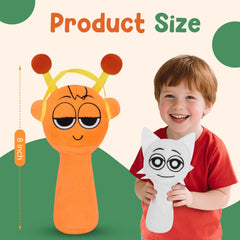 Skymetis Sprunky plush in a cozy bedroom setting as a companion.