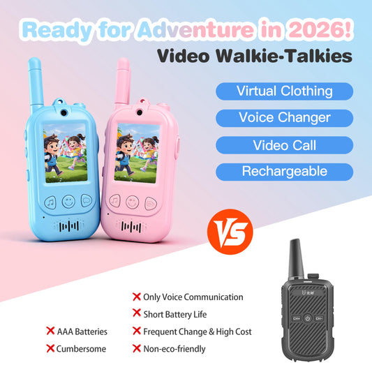 SKYROKU 2nd Gen pink unit enabling private video calls for kid-friendly adventures.
