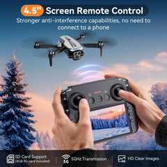 Skyvoyant drone camera captures stabilized 2K footage with wide-angle lens.