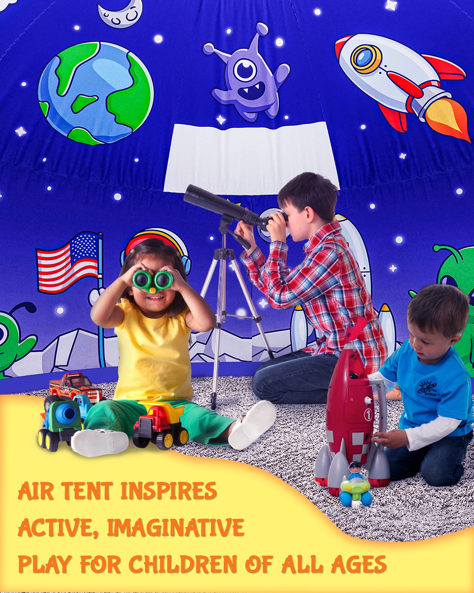 Skywin air tent mesh divider keeps hands away from airflow.