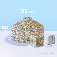 Skywin Dino Dome Dig features an authentic Jurassic print that sparks imaginative adventures.