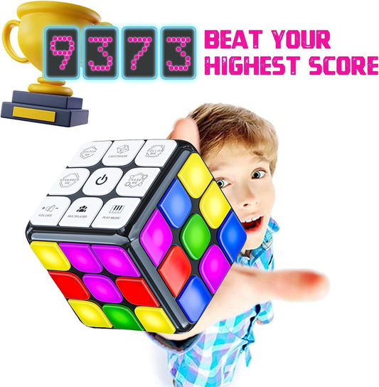 Skywin cube side with illuminated buttons enhances speed and precision during play