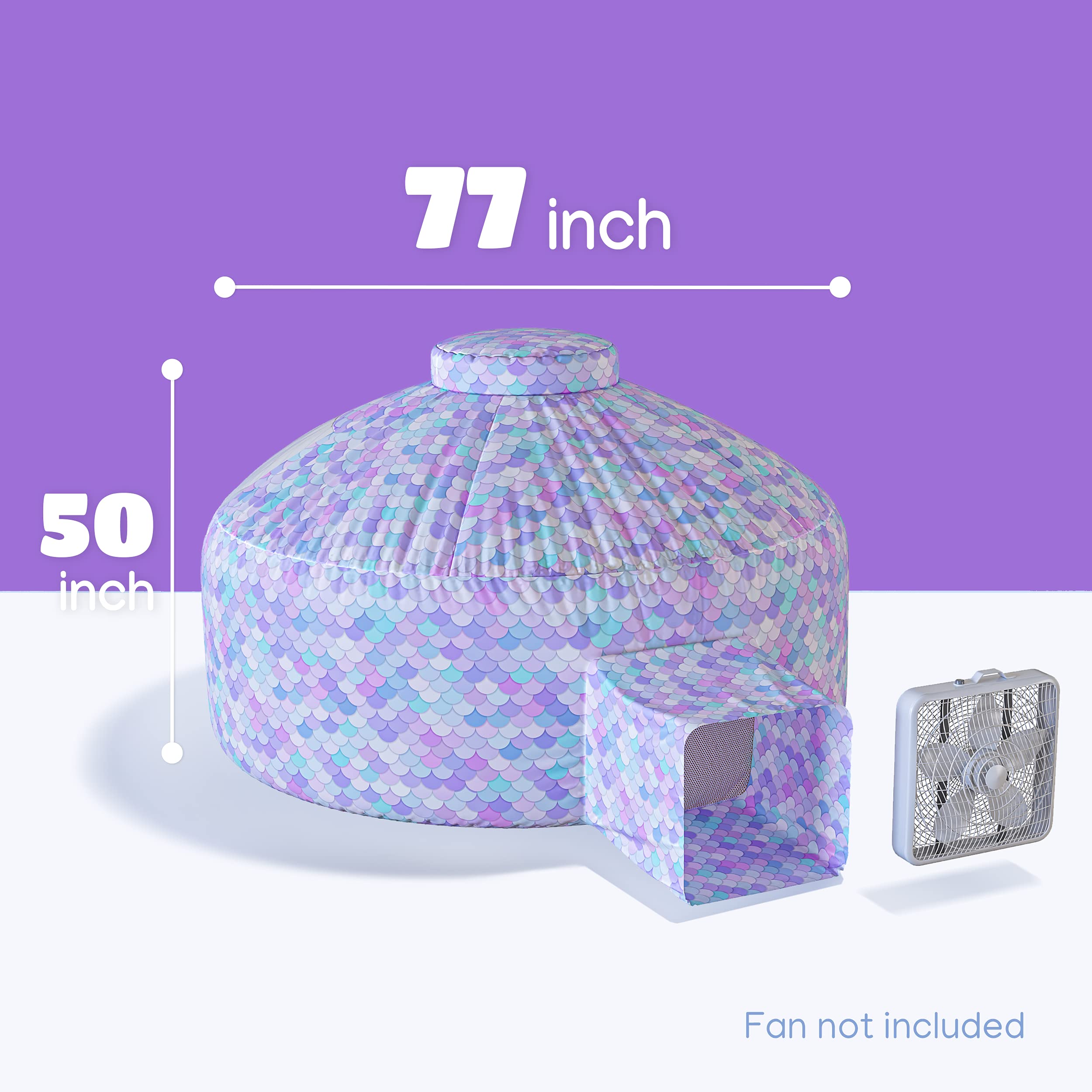Skywin Mermaid scale design enhances imagination with shimmering underwater vibe
