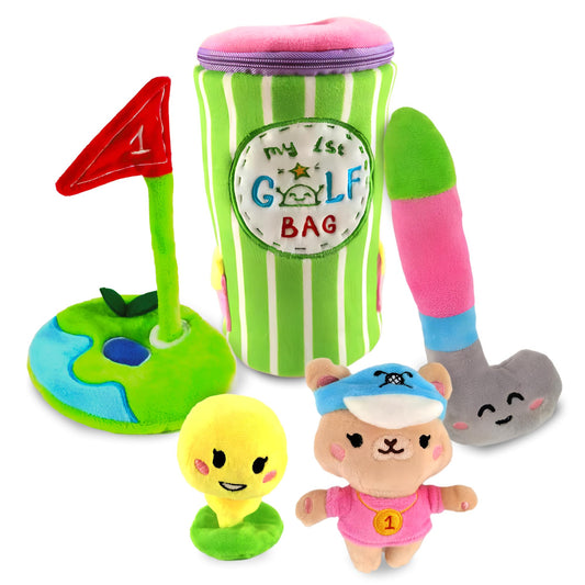 Skywin My First Golf Bag plush club for safe, imaginative play.