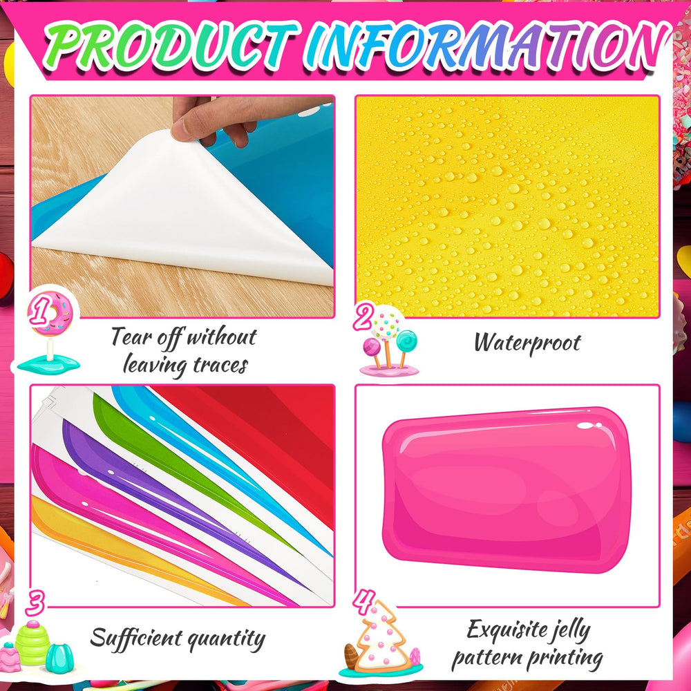 Skyygemm six-color candy design ideal for candy-themed celebrations.