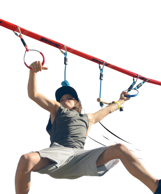 Slackers NinjaLine 36' Intro Kit obstacles for engaging ninja-style training.
