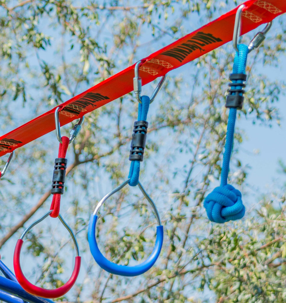 Slackers NinjaLine 36' Intro Kit slackline for balance practice.