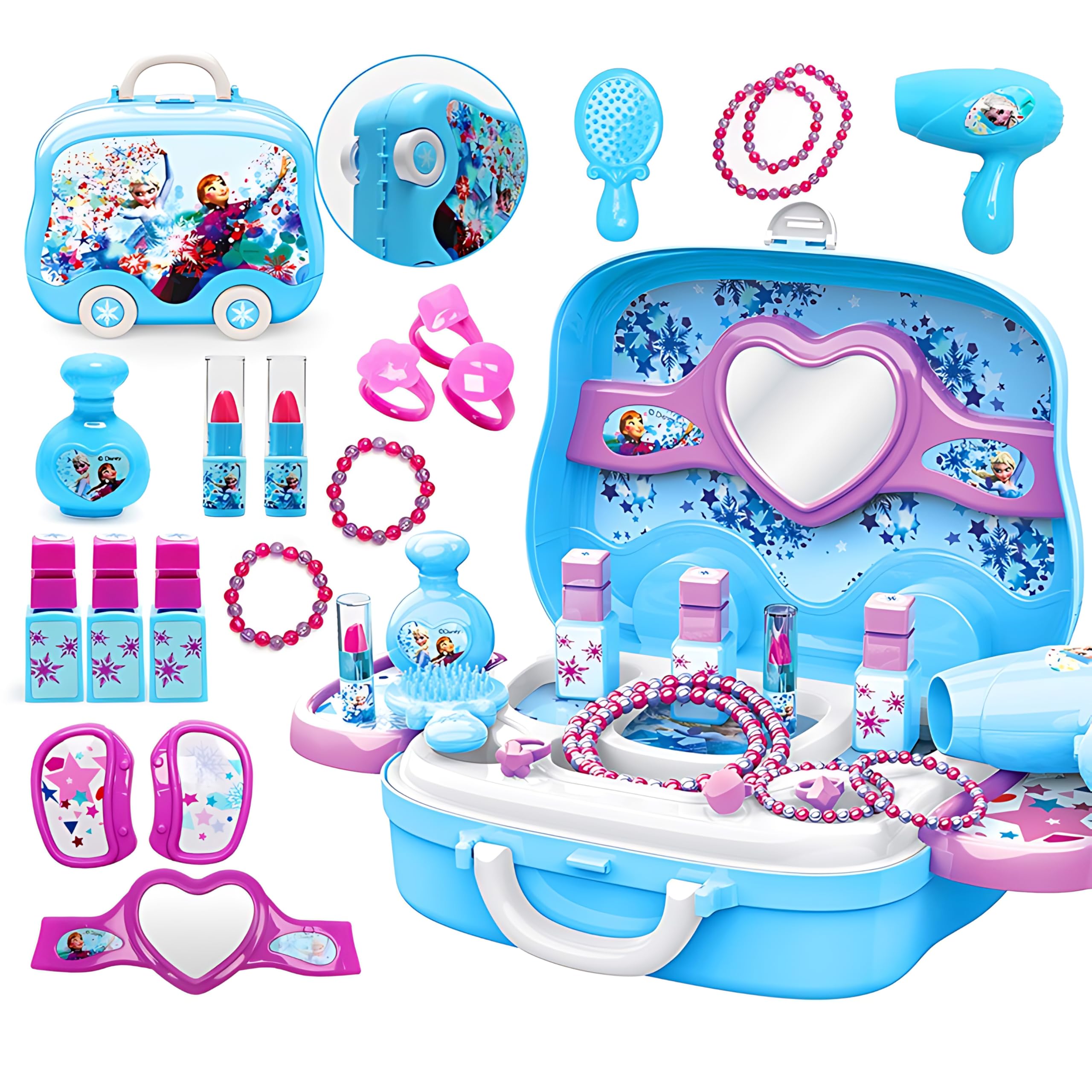 Slinsmei Disney Frozen 3-in-1 luggage for imaginative dress-up play