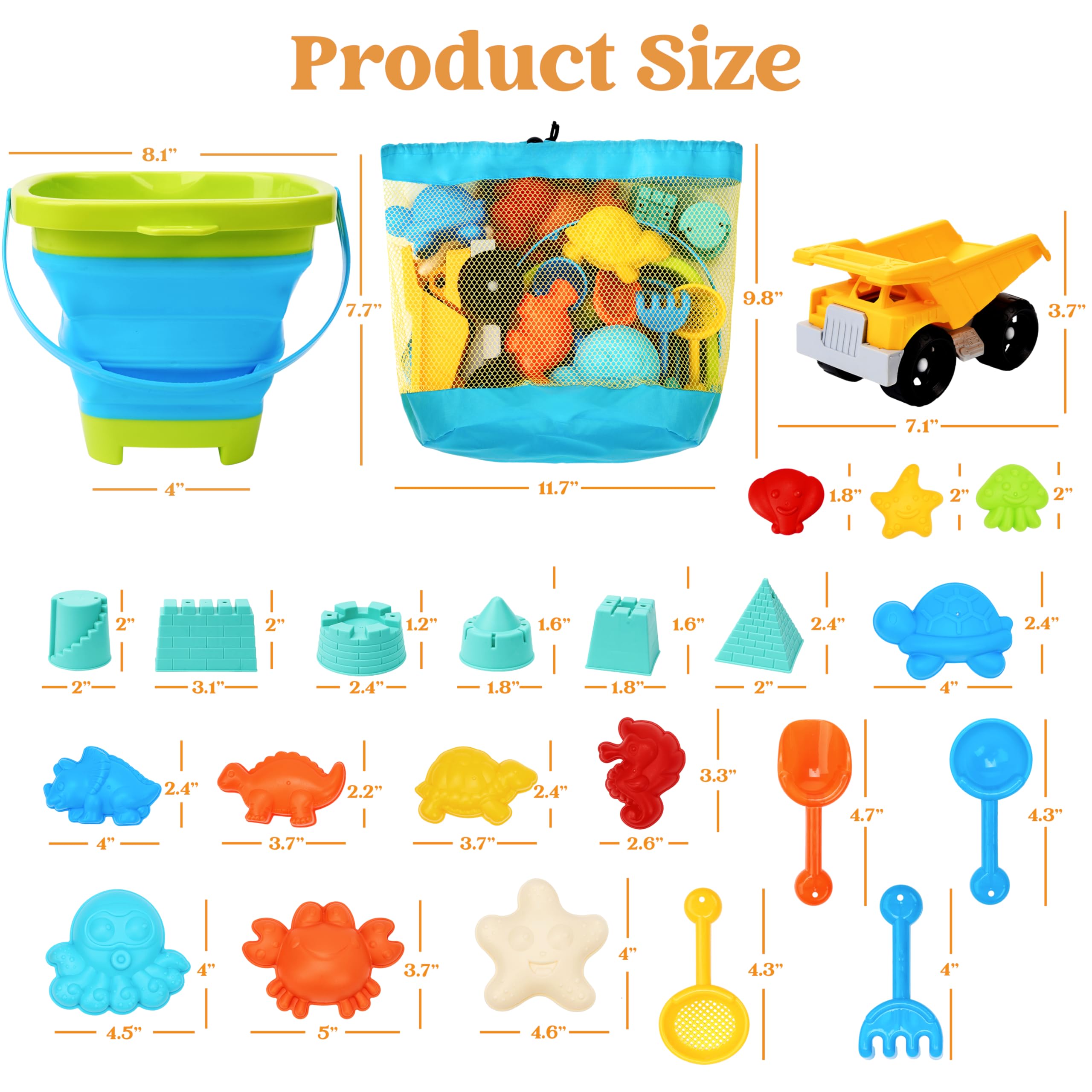 Sloosh animal molds invite shape play and storytelling on the sand.