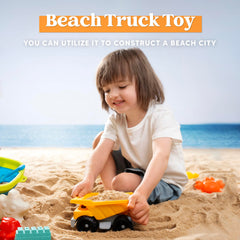 Sloosh sand molds create castle shapes for creative sand sculpture.