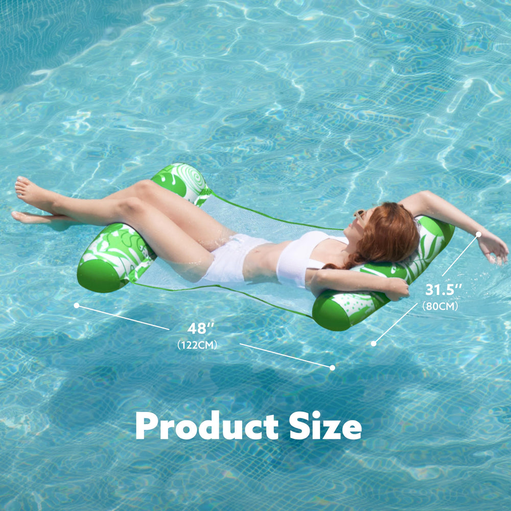 Sloosh durable PVC construction withstands waves and sunny pool days