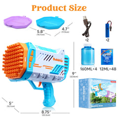 Sloosh bubble guns as party favors at weddings and events