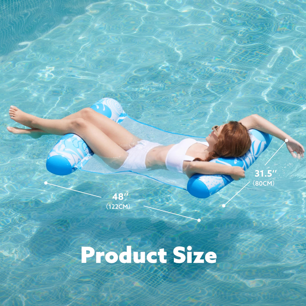 Sloosh tropical leaves two-pack set provides shared lounging options.