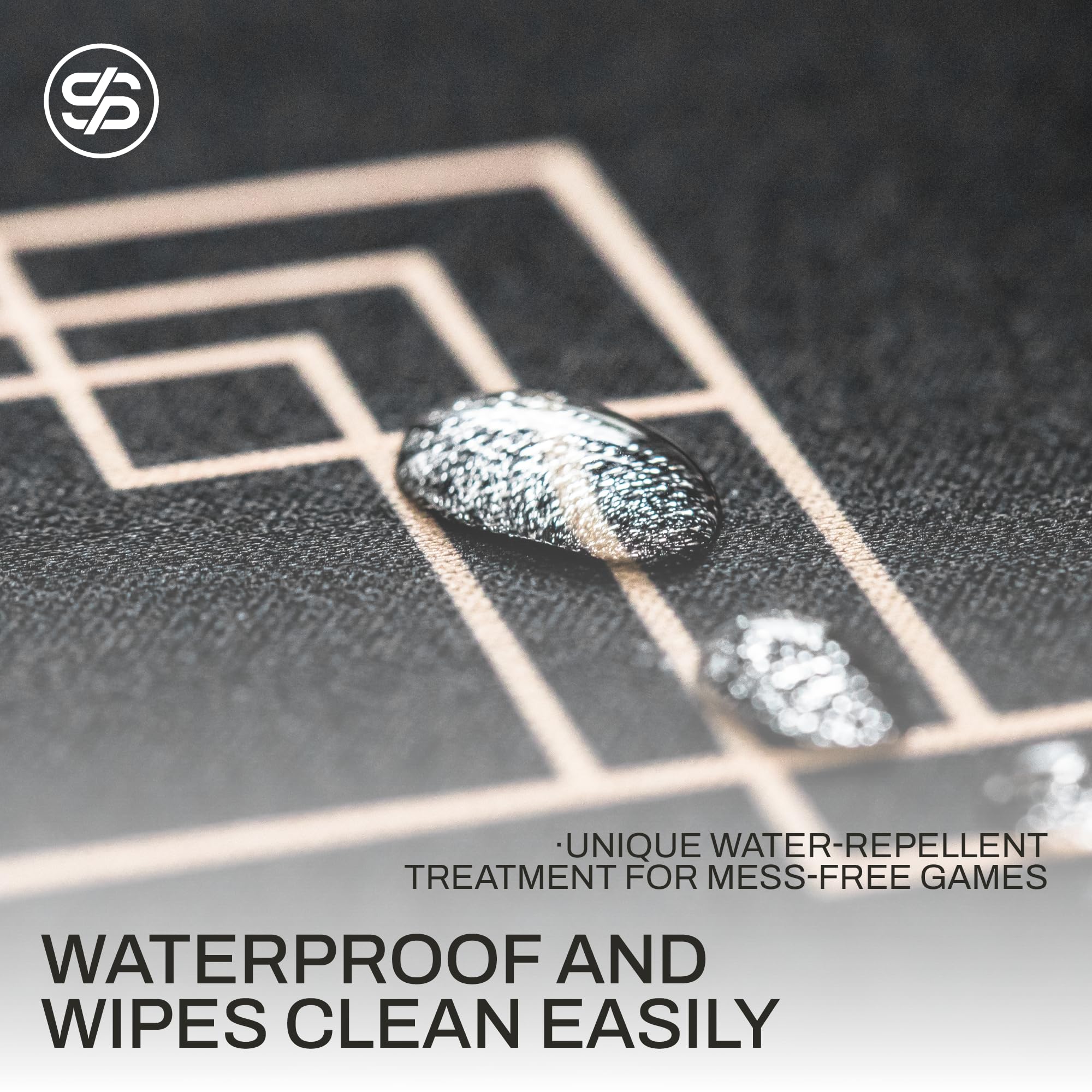 Slowplay Godel mat features durable hemmed edges for long-lasting use.