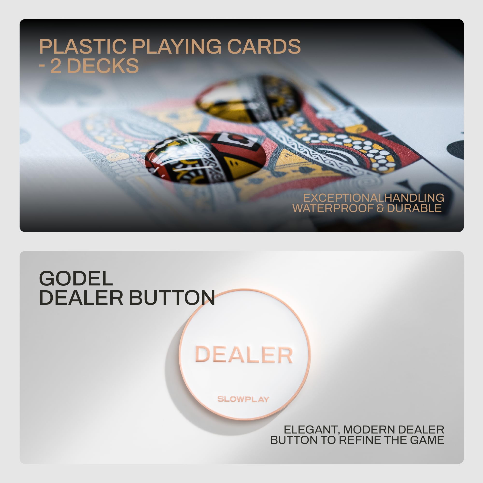 Durable polycarbonate shell with aluminum frame protects chips on the go.