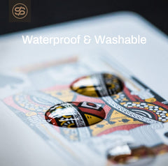 SLOWPLAY Italian-embossed black case enhances presentation and handling.