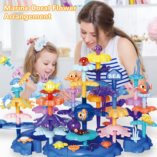 SLTBEH Coral Garden detailed corals showcase vibrant, safe pieces for imaginative play