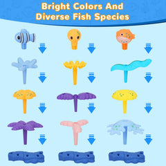 SLTBEH Coral Garden marine fishes add lively accents to any ocean scene