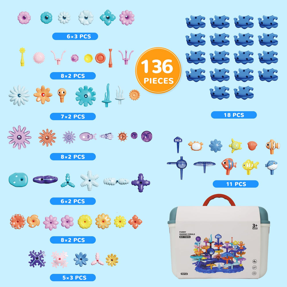 SLTBEH Coral Garden open-box design simplifies cleanup after play