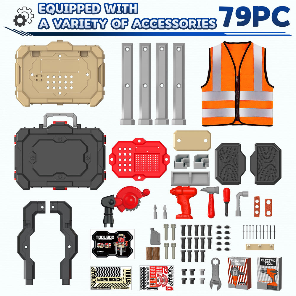 SLTBEH 2-in-1 design converts to workbench or portable toolbox.