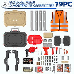 SLTBEH 2-in-1 design converts to workbench or portable toolbox.