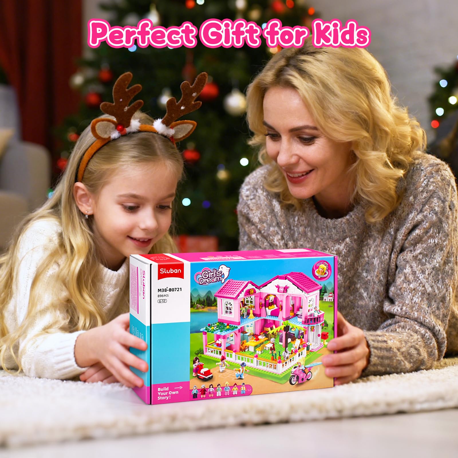 Sluban Garden Villa Friends instruction booklet guiding easy assembly and learning.