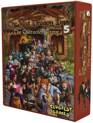 Slugfest Games The Red Dragon Inn 5 box front showing contents for quick setup.