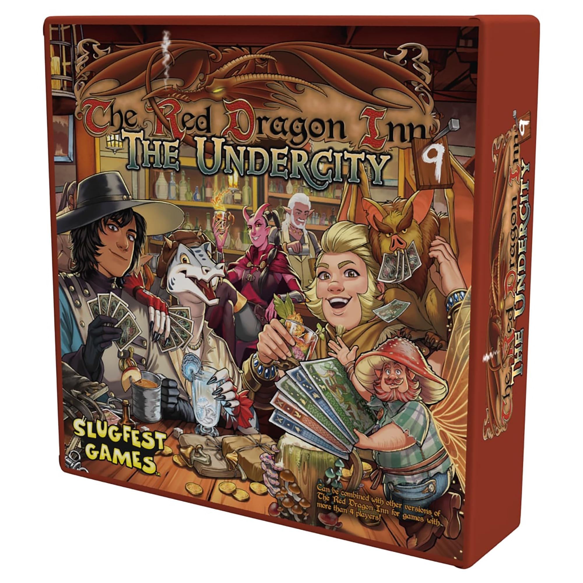 SlugFest Games Red Dragon Inn 9 Undercity new characters showcase versatile mix-and-match options.