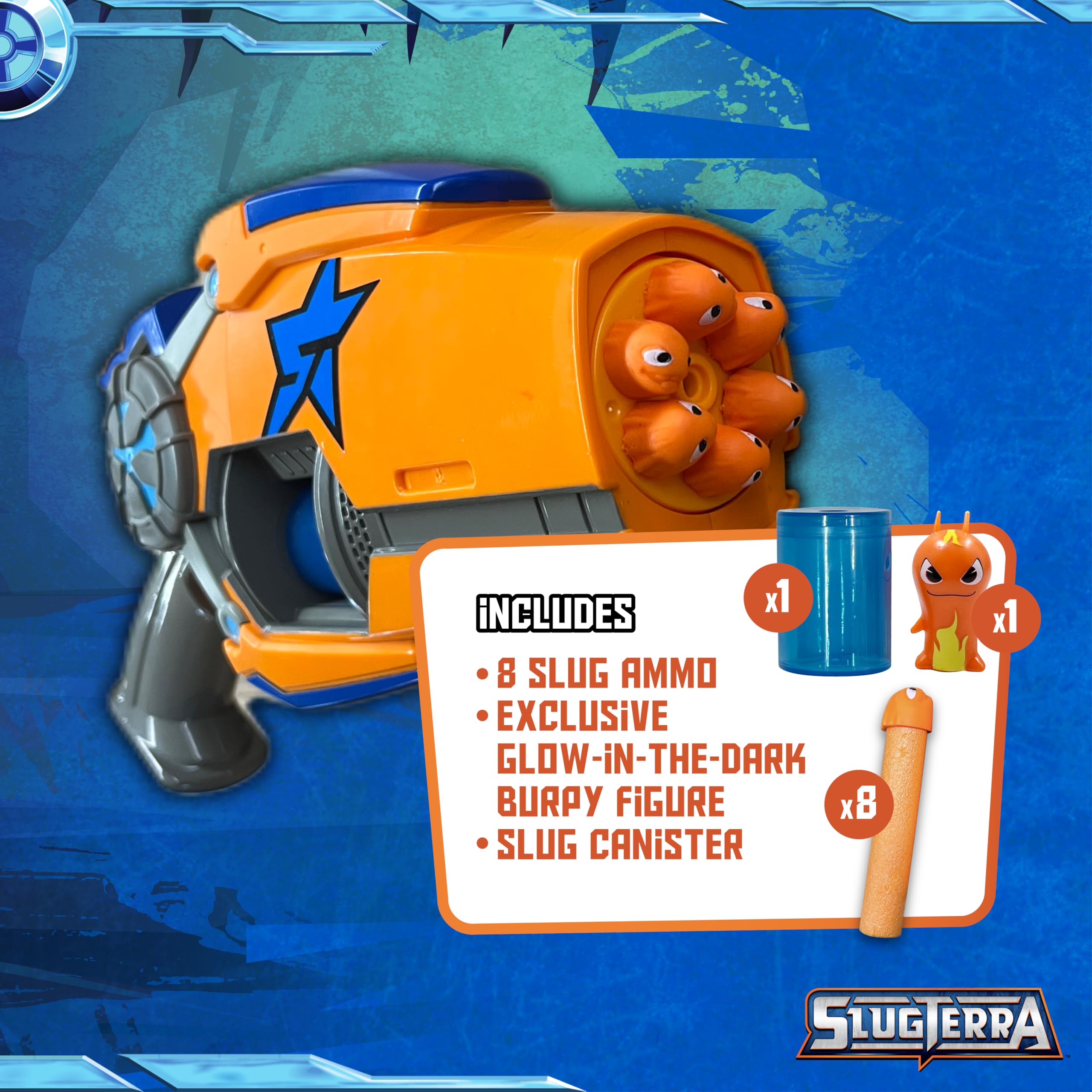 Blaster loaded with six slug ammo for quick exchanges