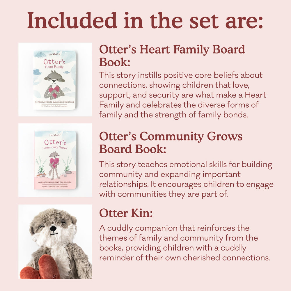 Otter Kin plush in soft minky fabric inspires cozy moments at home