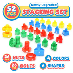 Small Fish durable stacking toys designed for 3+ with safe, smooth surfaces.