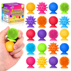 Small Fish sensory fidget toys 20-pack cover showing textured cups for focus