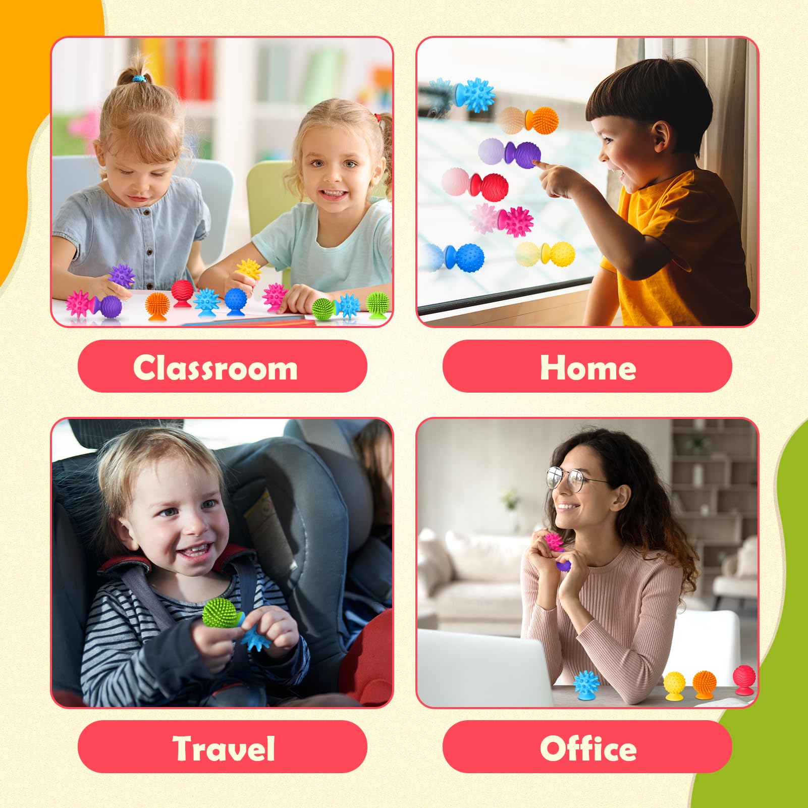 Small Fish gift-pack of colorful sensory fidget toys for rewards
