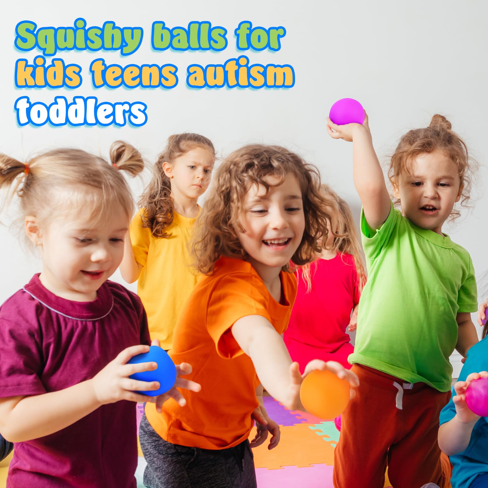 Small Fish stress ball durable outer shell supports long-lasting squish sessions