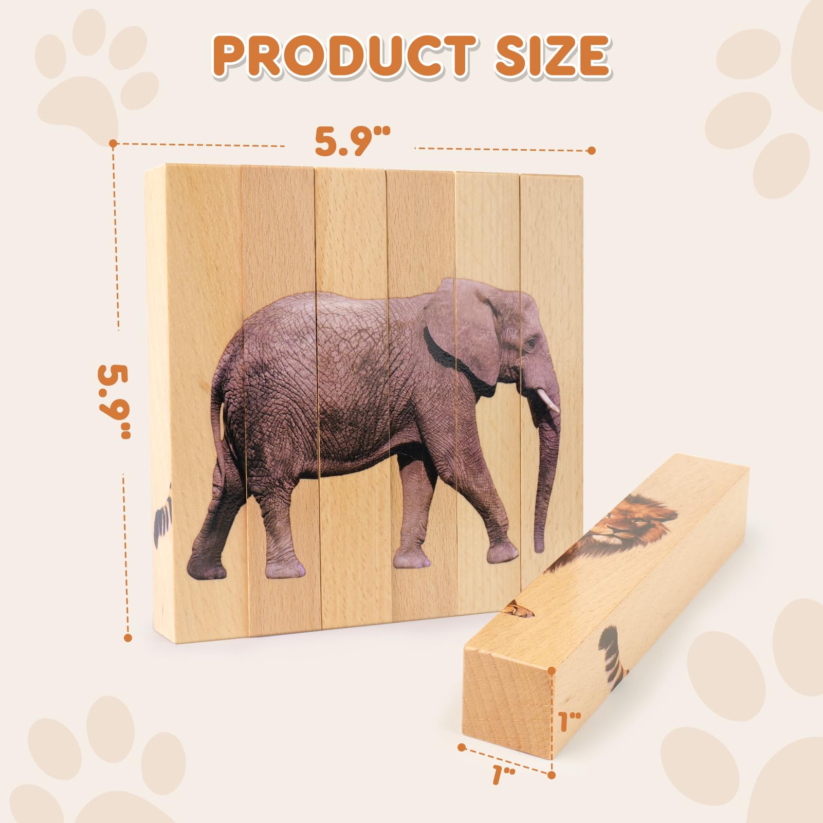Small Fish puzzle with rounded corners enhances safe handling for little hands