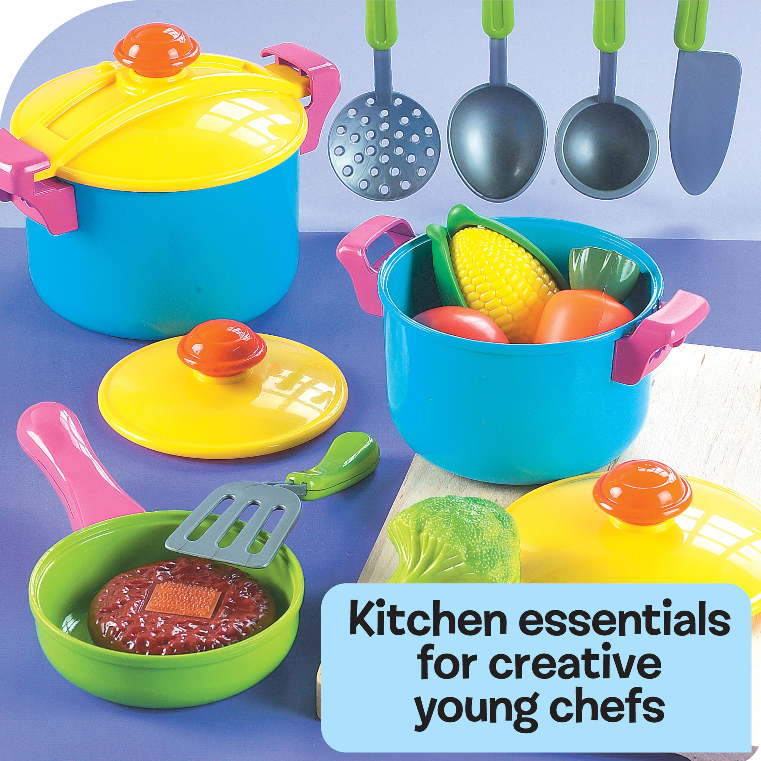 Small World Toys skimmer for interactive cooking play