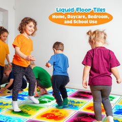 Small Fish easy-connect tiles – portable, no-install setup for flexible play spaces.