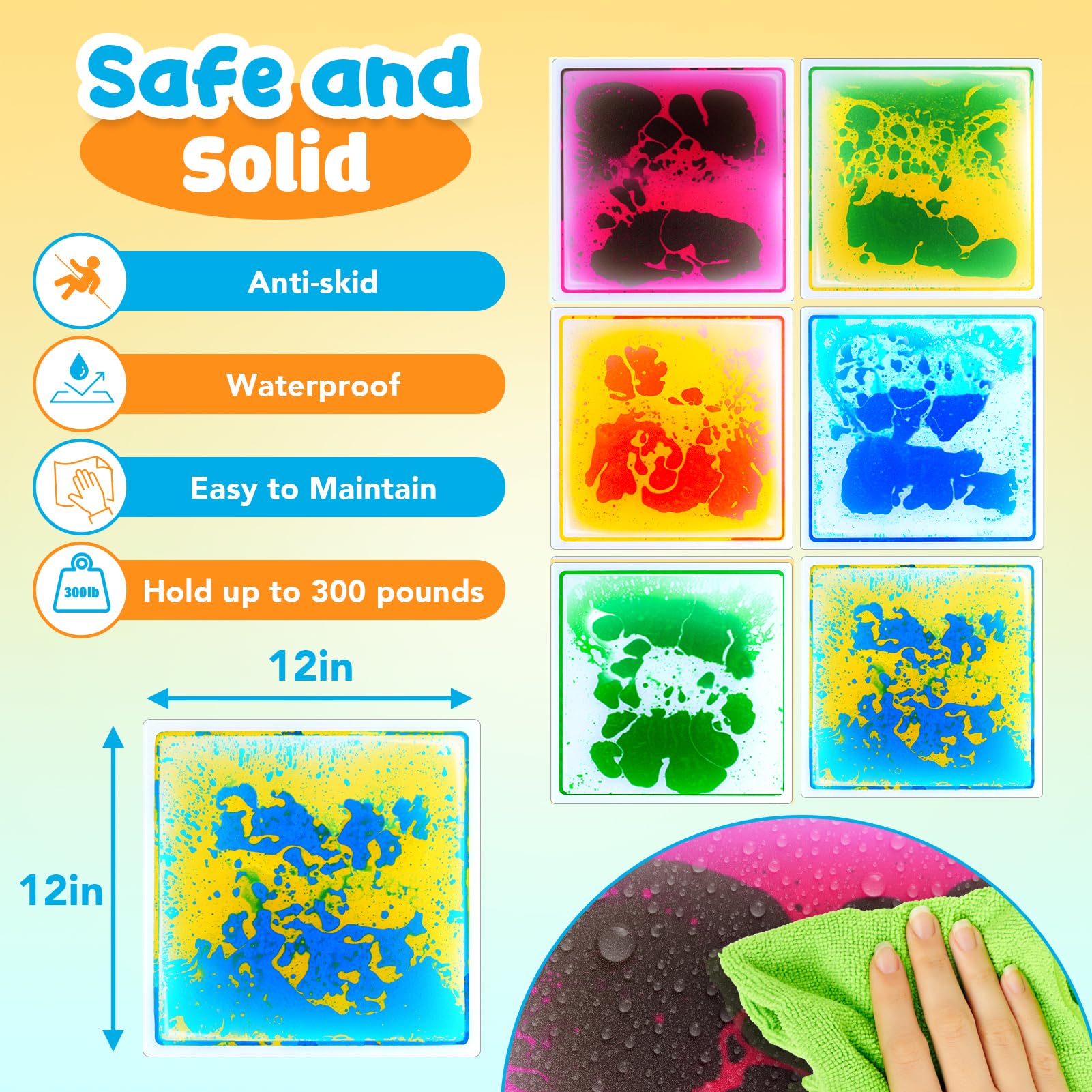 Small Fish lava tiles games – dynamic stepping pads encourage active movement.