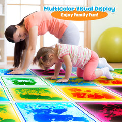 Small Fish non-slip backing tiles – floor protection with secure grip during play.