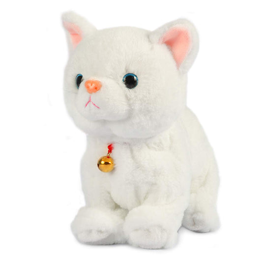 Smalody Interactive Plush Cat standing pose encourages imaginative play and safe fun